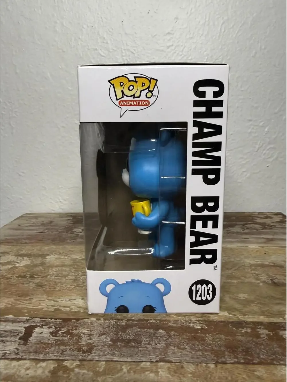 Funko Pop! Animation‎ Care Bears 40th Anniversary Champ Bear #1203 Vinyl Figure